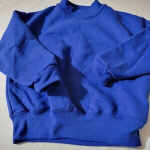 Jerzees XS 2-4 Toddler Blue Sweatshirt NWT